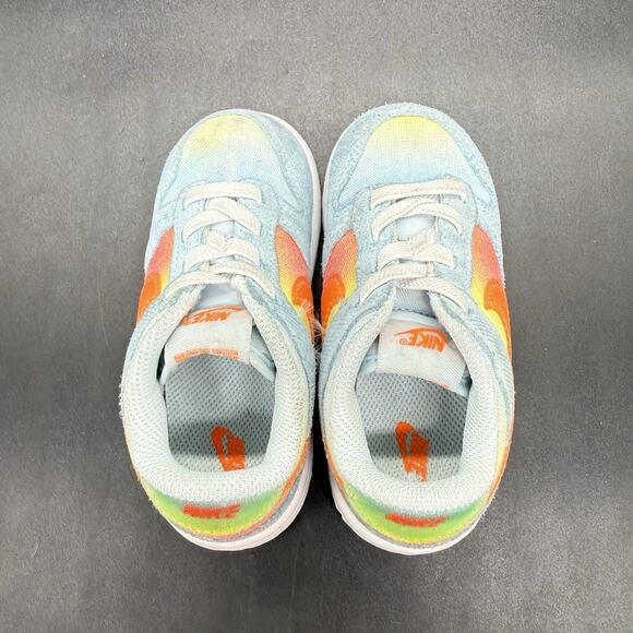 Nike Dunk Low GS 'Glacier Blue' Kids Size 8C HF4797-474 casual school comfort - Picture 5 of 7